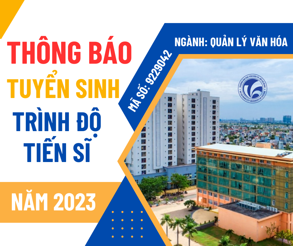 Thông báo tuyển sinh trình độ tiến sĩ năm 2023