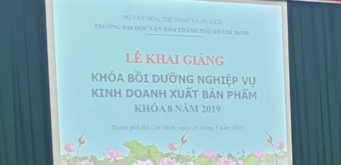 Khai giảng lớp Nghiệp vụ Kinh doanh xuất bản phẩm khóa 8